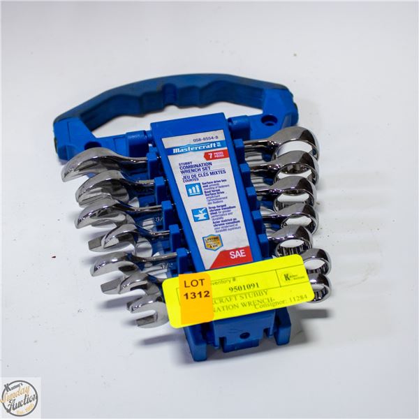 MASTERCRAFT STUBBY COMBINATION WRENCH-