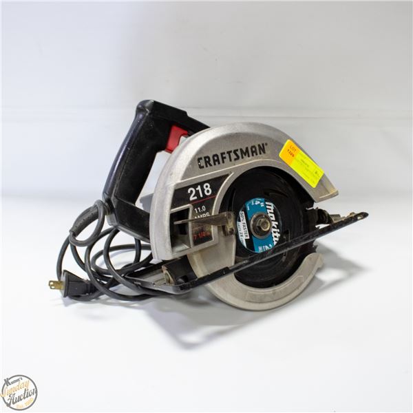 CRAFTSMAN 218 11 AMP 7.25 INCH