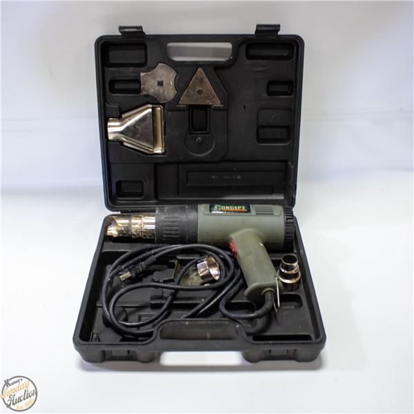 CONCEPT HEAT GUN IN BLACK PLASTIC CASE