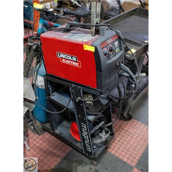 LINCOLN ELECTRIC 180 MIG-PAK WELDING CART