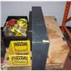 Image 1 : PALLET OF RATCHET STRAPS WITH FILING CABINET