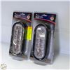 Image 1 : 2 NEW PROGRADE OVAL LIGHT 10 RED LED/