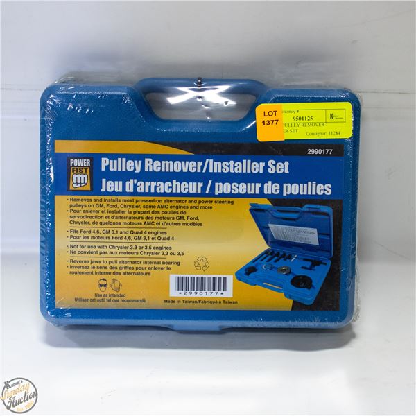 SEALED PULLEY REMOVER INSTALLER SET