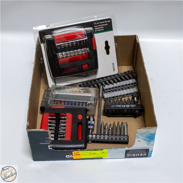 8 SCREWDRIVER BIT SETS
