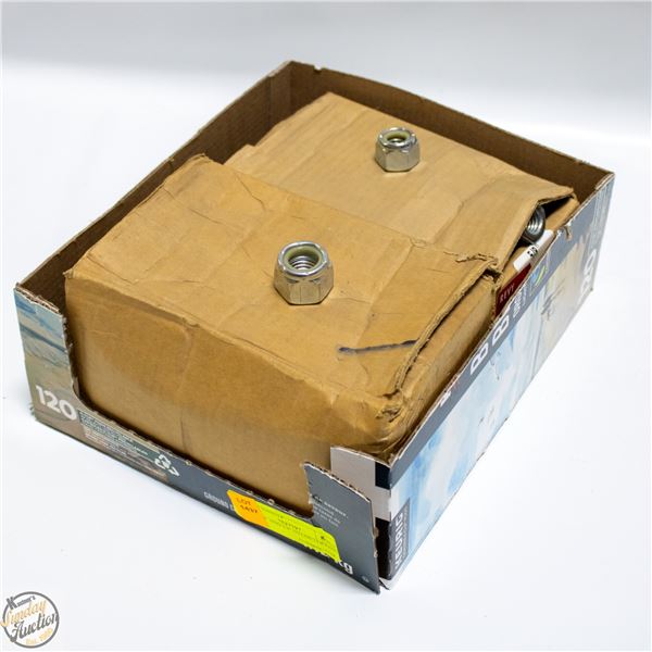NEW 5/8" AND 3/4" NYLON LOCKING NUTS