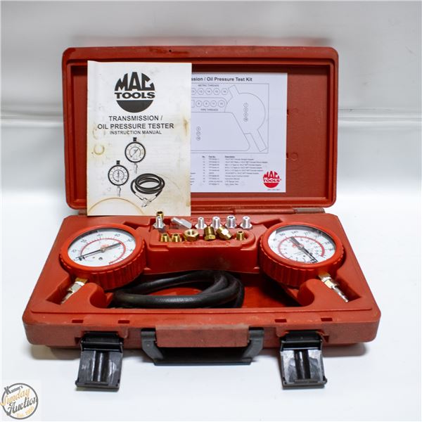 MAC TOOLS TRANSMISSION/OIL PRESSURE TEST KIT