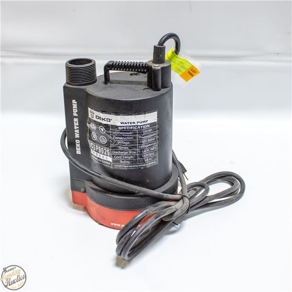 DEKO WATERPUMP CDP9025 1/4HP