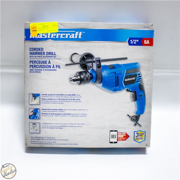 1/2” 8A MASTERCRAFT HAMMERDRILL