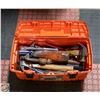 Image 1 : ORANGE TOOL BOX FULL OF TOOLS