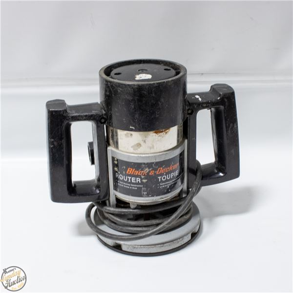 BLACK AND DECKER ROUTER