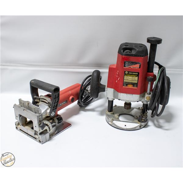 KING CANADA PLUNGER ROUTER+BISCUIT JOINER