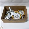 Image 1 : BOX W/ 3 NEW SCAFFOLDING 6 BY 2 WHEELS