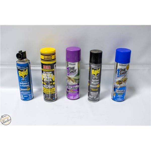 LOT OF WASP & HORNET SPRAY