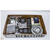 Image 1 : BOX OF NEW RAZOR BLADES AND POMADE