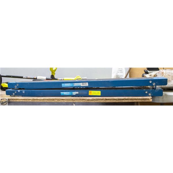 TWO MASTERCRAFT FOLDABLE SAWHORSES