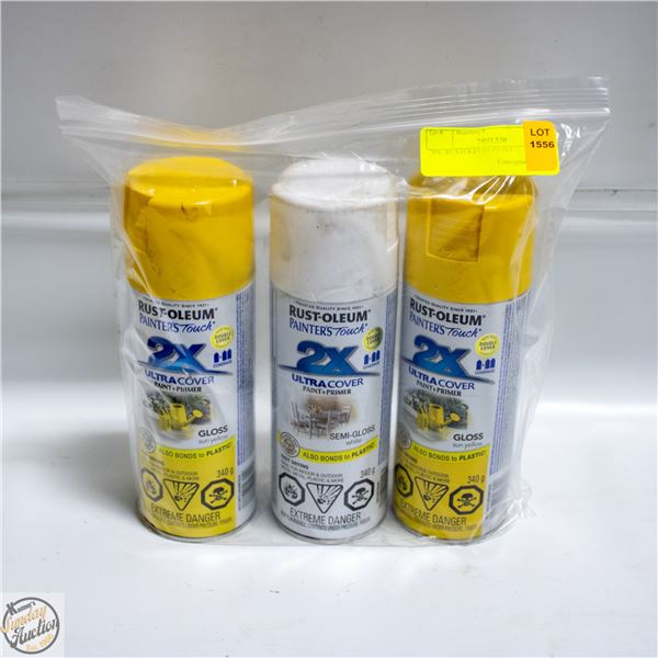 3PK RUSTOLEUM PAINT