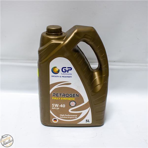 GP LUBRICANTS 5W-40 PETROGEN FULLY SYNTHETIC OIL