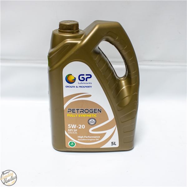 GP LUBRICANTS 5W-20 PETROGEN FULLY SYNTHETIC OIL