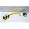 Image 1 : CONVERTER RANGE PLUG TO TWO 20A 120V RECEPTACLES