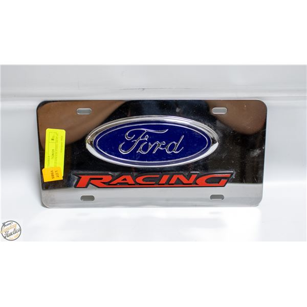 FORD 3D STAINLESS STEEL LICENSE PLATE