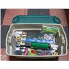 Image 1 : BIN WITH NEW GARAGE/YARD SUPPLIES