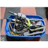Image 1 : LARGE BIN OF GARDEN HAND TOOLS,