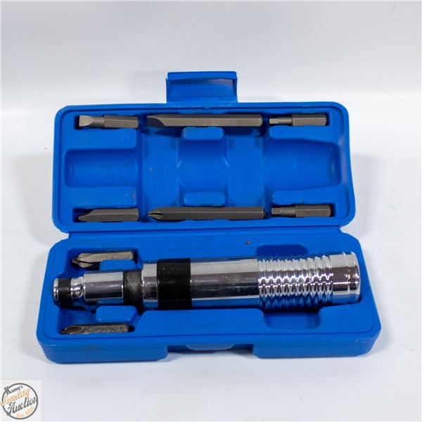 POWERFIST BLUE CASED MULTI BIT SCREW-