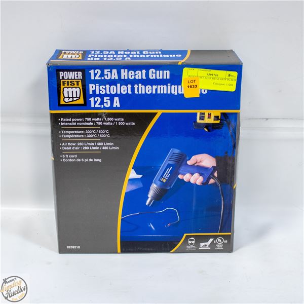 POWERFIST 12.5A HEAT GUN IN BOX