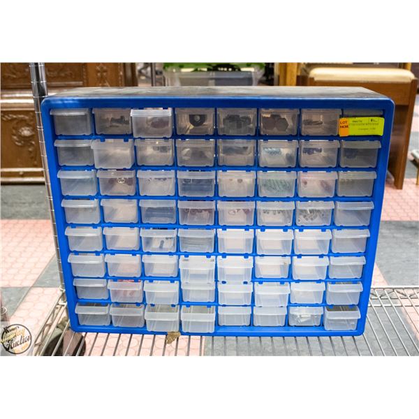 HARDWARE ORGANIZER WITH SOME CONTENTS