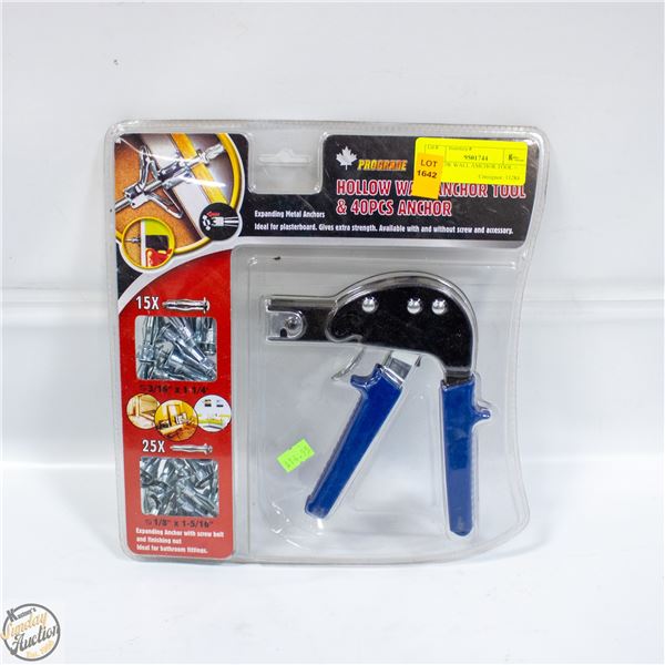 HOLLOW WALL AMCHOR TOOL + 40PCS