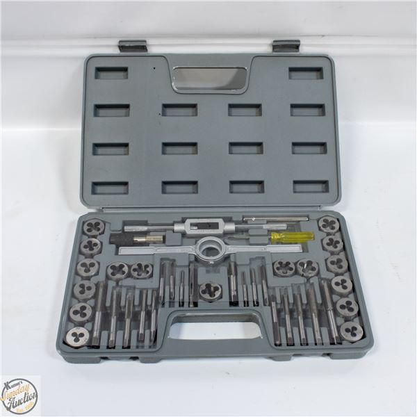 TAP & DIE SET IN GREY CASE
