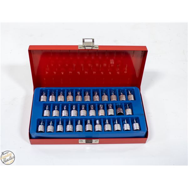 32PC 1/4" DR SECURITY SOCKET BIT SET
