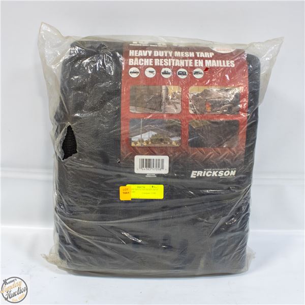 ERICKSON 10FT X 12FT HEAVY DUTY MESH TARP