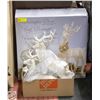 Image 1 : DECORATIVE DEER WITH LED LIGHTS BATTERY OPERATED