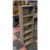 Image 1 : 5 TEIR BOOKCASE H-52" W-9.5" L-15.75"