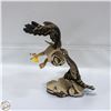 Image 1 : THE FRANKLIN MINT PORCELAIN HAWK OWL STATUE