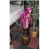 Image 1 : FLORAL ARRANGEMENT IN WICKER VASE