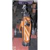 Image 1 : RH GOLF CLUBS & LEATHER CADDY