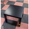 Image 1 : BLACK END TABLE H-18" W-22" L-22"