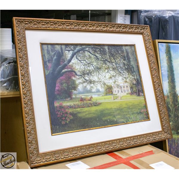 34" X 40" R.C.CARTER ART SOUTHERN ESTATE