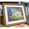Image 1 : 34" X 40" R.C.CARTER ART SOUTHERN ESTATE