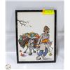 Image 1 : VINTAGE INK+COLOUR DRAWING FRUITS ON MULE A.SHOP