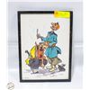Image 1 : VINTAGE INK+COLOUR DRAWING A.SHOP JAI SHAVING HEAD