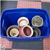 Image 1 : LARGE BIN OF MISC CLAY PLANTERS