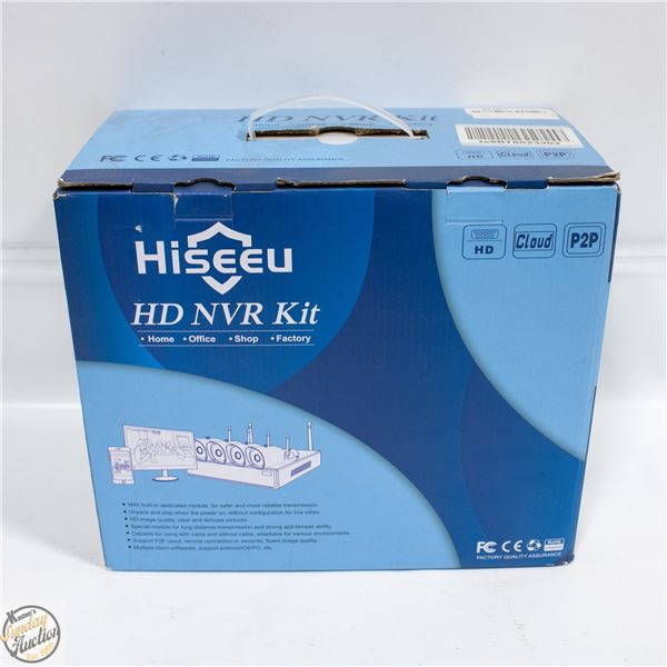 HISEEU 4 CHANNEL HD NVR KIT