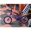 Image 1 : RALEIGH 14" VIOLET COLOUR BIKE