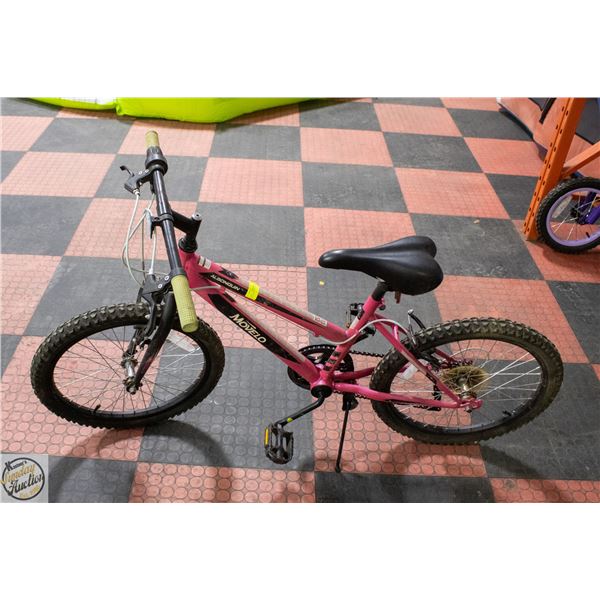 MOVELO ALGON 20" 6 SPEED PINK BIKE
