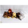 Image 1 : 5 NEW OLD STOCK WEBKINS STUFFIES WITH ONLINE CODES