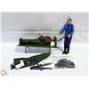 Image 1 : TWO 12 INCH ACTION FIGURES WITH WEAPONS