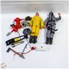 Image 1 : TWO 12 INCH ACTION FIGURES: FIREMAN &